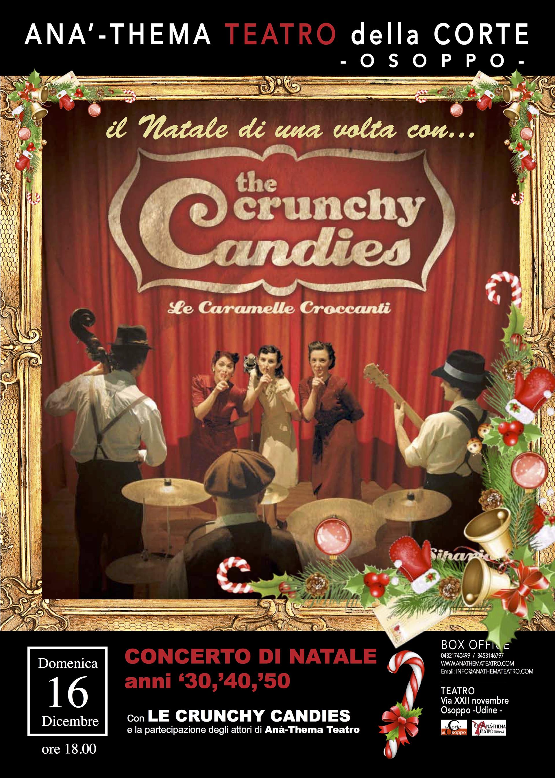 Scopri di più sull'articolo Concerto di Natale  a Osoppo con le Crunchy Candies