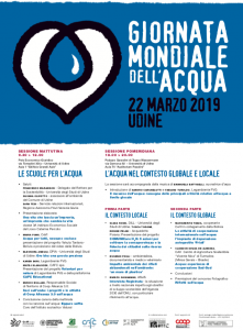Scopri di più sull'articolo Giornata Mondiale dell’acqua il 22 marzo, convegno a Udine