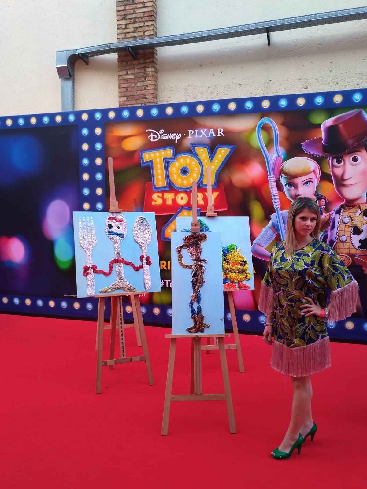 Scopri di più sull'articolo Anteprima italiana a Roma del film “Toy Story 4”: sul red carpet agli Studios anche l’Artista Pop Lady B