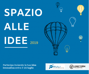 Scopri di più sull'articolo “Spazio alle Idee 2019”: Friuli Innovazione e Unicorn Trainers Club lanciano il concorso che premia le idee innovative
