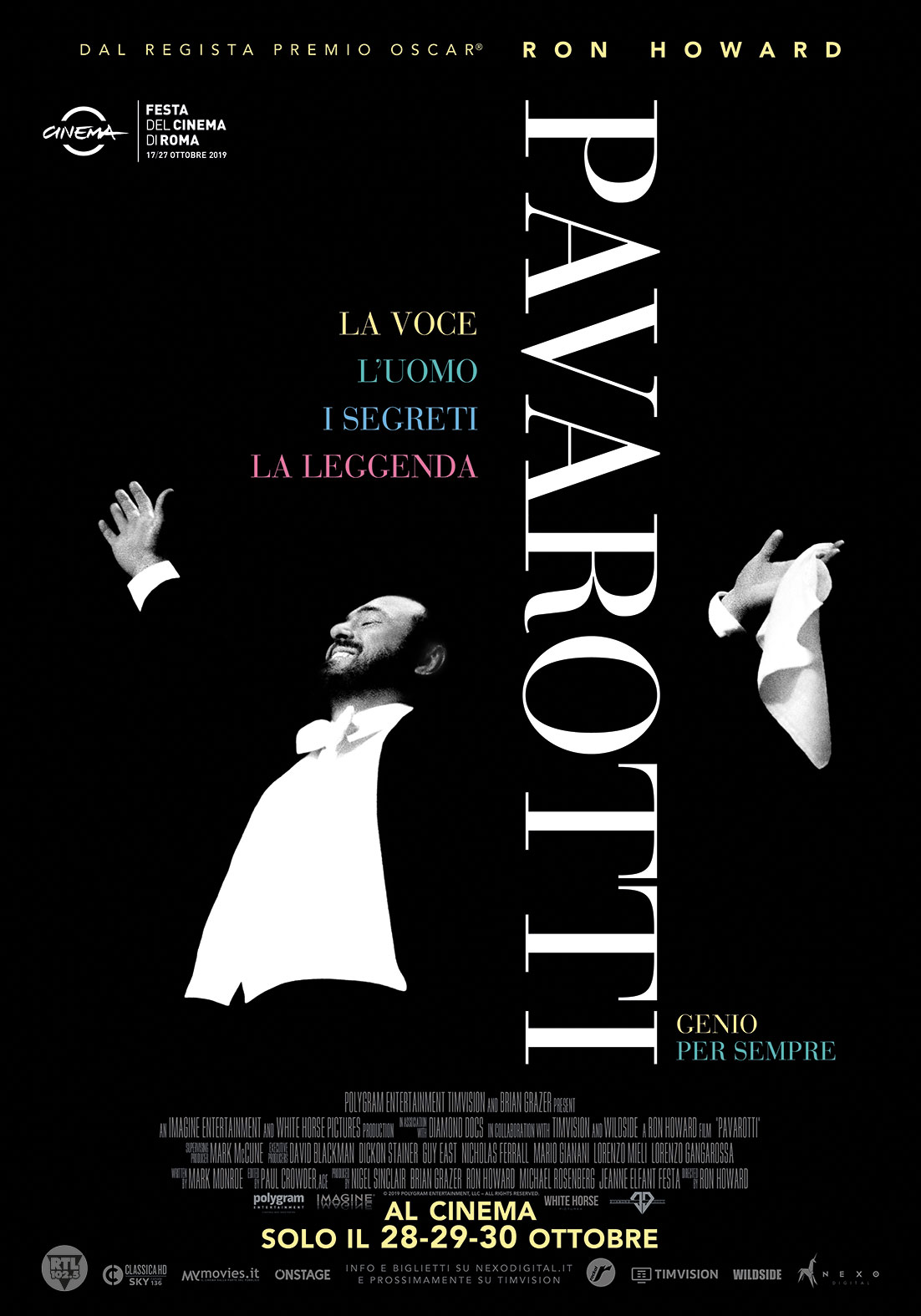 Al momento stai visualizzando “Pavarotti”, dal 28 al 30 ottobre al cinema Centrale di Udine il documentario sul leggendario tenore, firmato dal premio Oscar Ron Howard