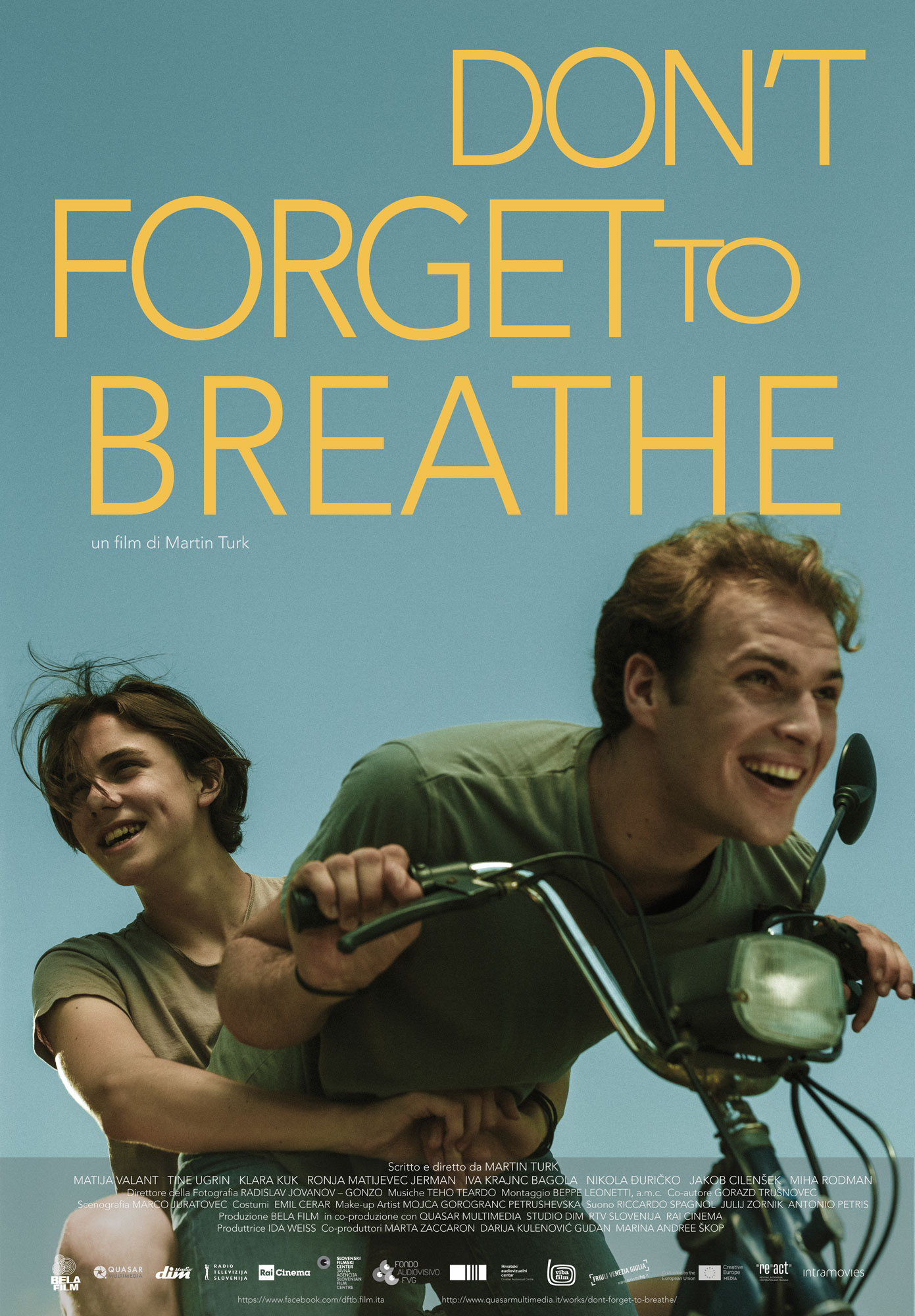 Scopri di più sull'articolo Al cinema Centrale, domenica 27 ottobre il regista Martin Turk e gli attori Tine Ugrin e Klara Kuk presentano “Don’t forget to breathe”