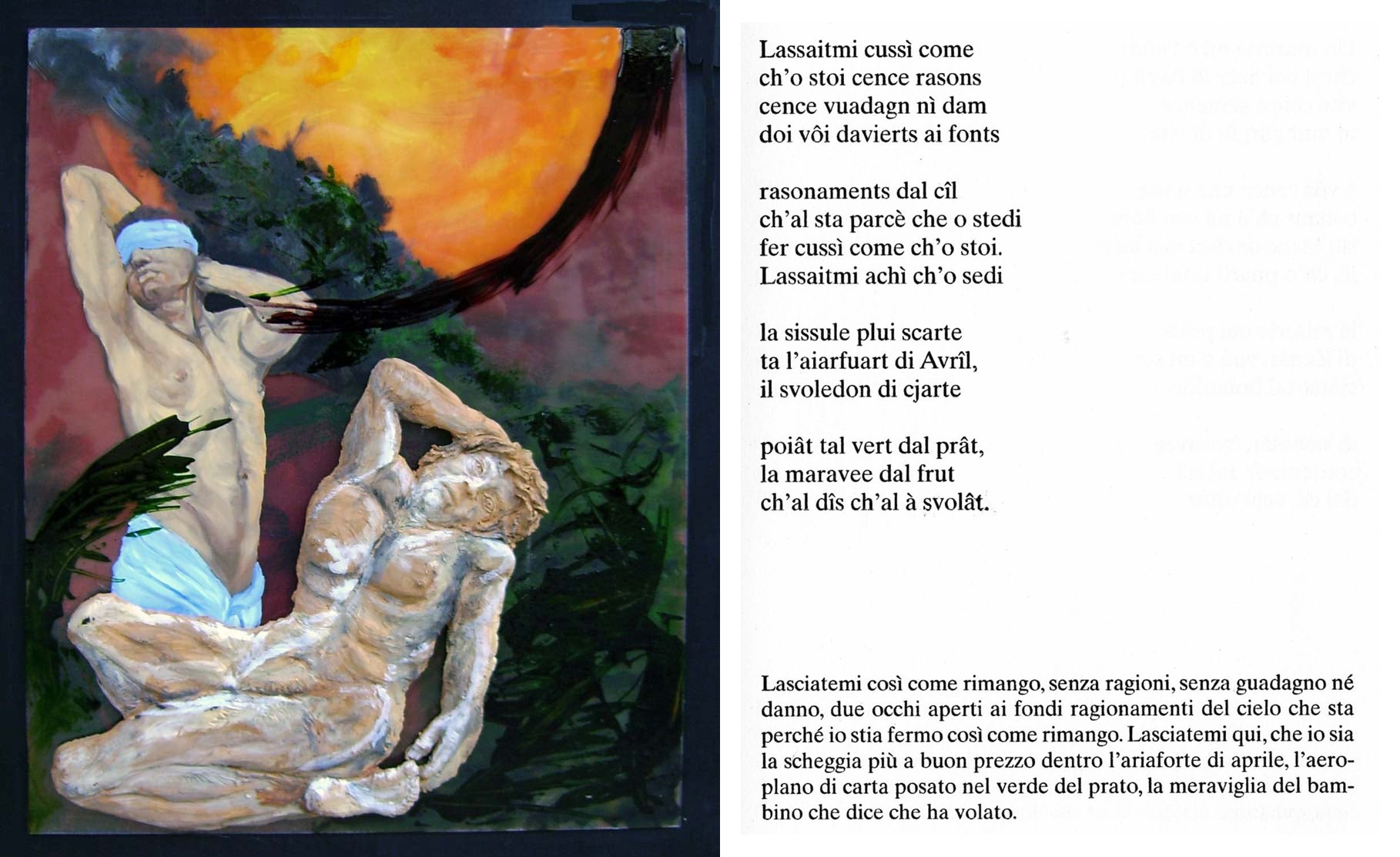 Al momento stai visualizzando L’arte di Oscar Vanni Geretti “interpreta” la poesia di Pierluigi Cappello venerdì 25 settembre a Feletto Umberto