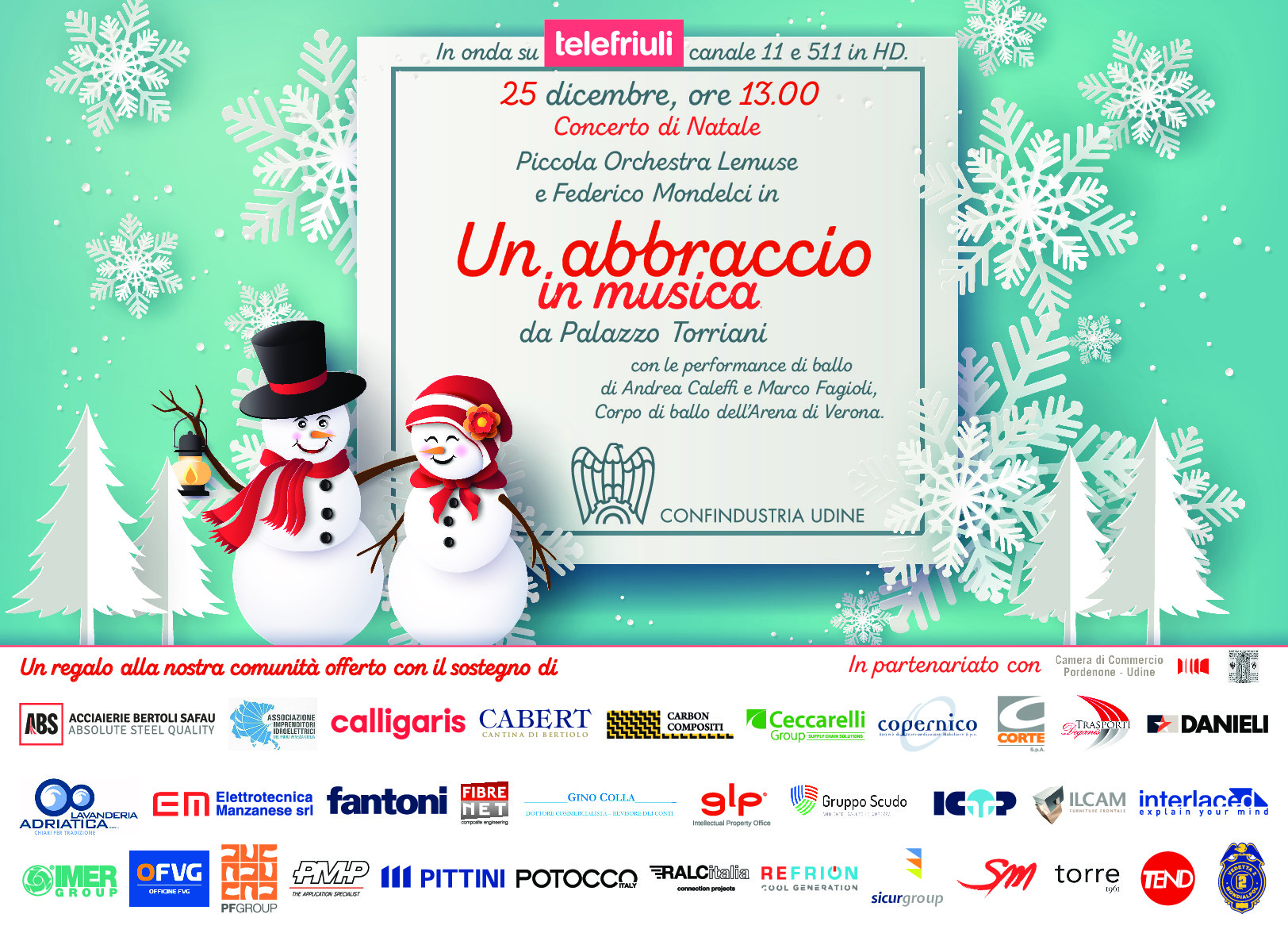 Al momento stai visualizzando “Un abbraccio in musica”: Confindustria Udine offre alla cittadinanza il concerto di Natale