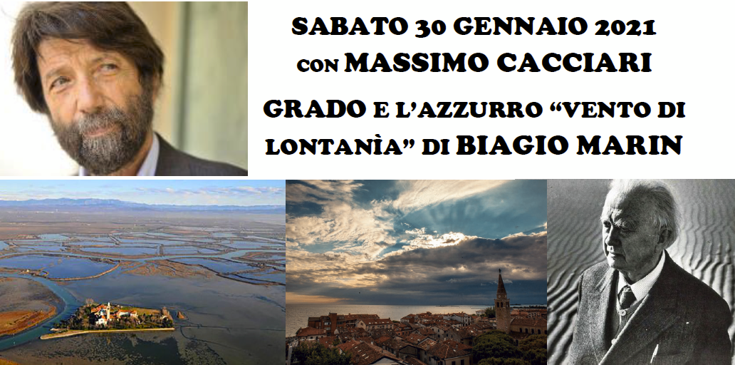 Al momento stai visualizzando Fvg terra di scrittori, Massimo Cacciari racconta online Biagio Marin e i memorabili incontri anni ’70