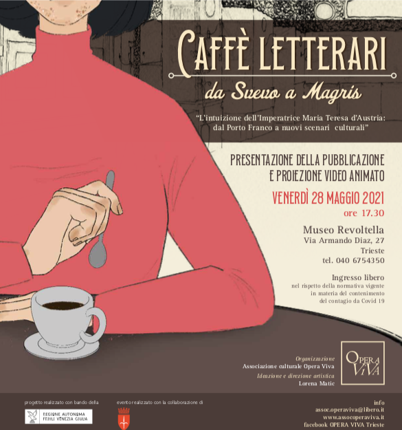 Al momento stai visualizzando Caffè letterari, da Svevo a Magris, presentazione del video animato venerdì 28 maggio al Museo Revoltella di Trieste