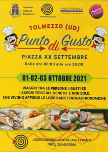 Scopri di più sull'articolo 2ª edizione “Punto di Gusto”, un viaggio tra le specialità italiane dall’1 al 3 settembre a Tolmezzo