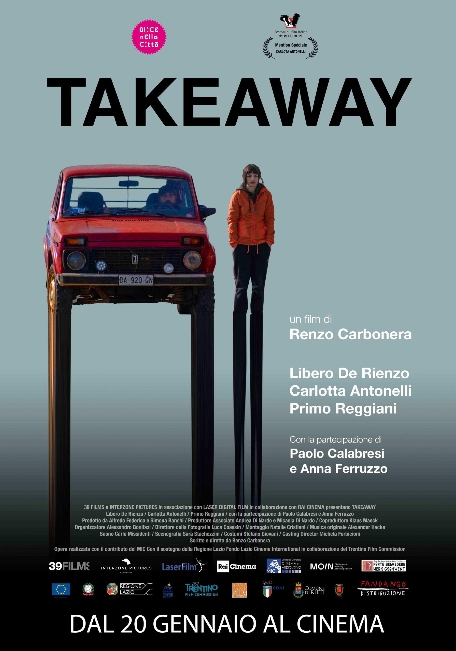 Al momento stai visualizzando Il regista friulano Renzo Carbonera accompagnerà il film “Takeaway” a Udine e Pordenone (sabato 5 febbraio), poi a Gorizia e Trieste (domenica 6 febbraio)
