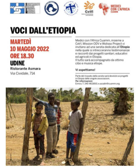 Scopri di più sull'articolo “Voci dall’Etiopia” martedì 10 maggio a Udine