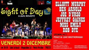 Scopri di più sull'articolo “Light Of Day”, live benefit made in Usa con Elliott Murphy e altri venerdì 2 dicembre a Trieste, sala Luttazzi