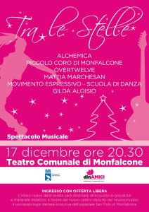 Tra le stelle sabato 17 dicembre al Teatro comunale di Monfalcone: continua l’impegno per il Centro disturbi del Neurosviluppo