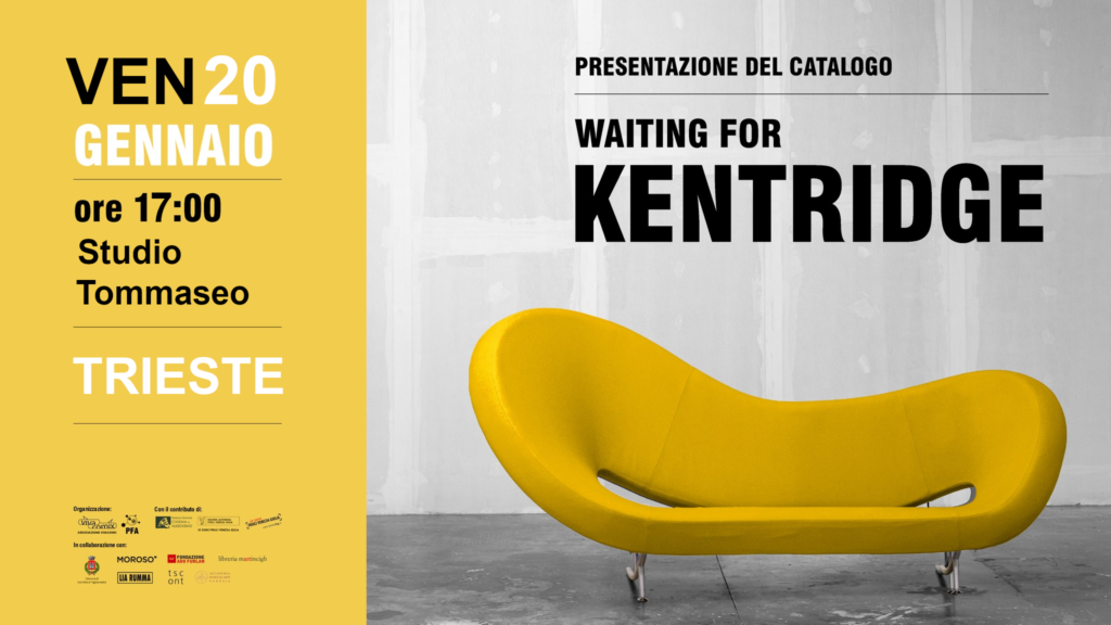 Scopri di più sull'articolo Waiting for Kentridge, presentazione del catalogo il 20 gennaio allo Studio Tommaseo di Trieste