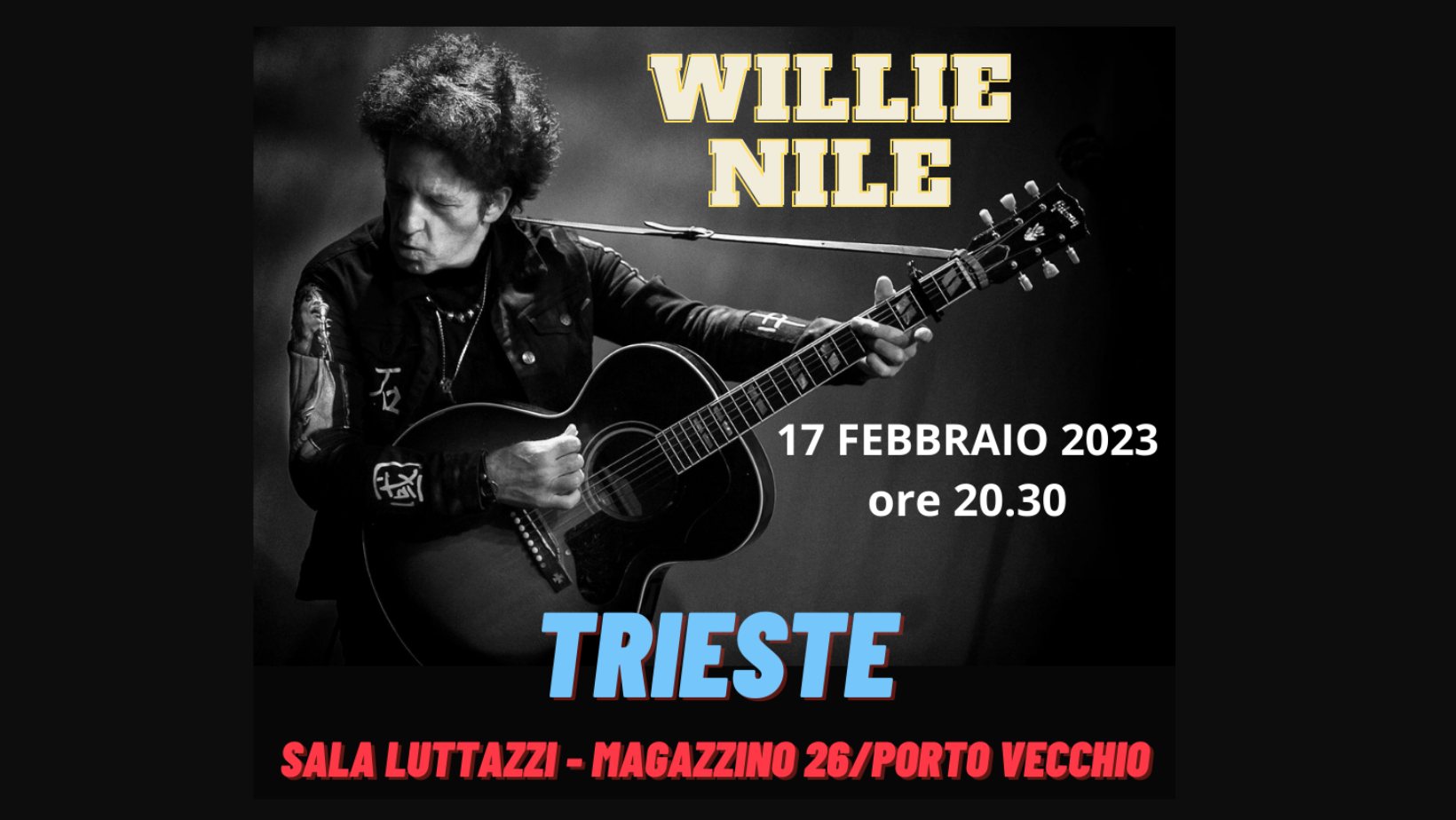 Al momento stai visualizzando Willie Nile venerdì 17 febbraio a Trieste, Sala Luttazzi